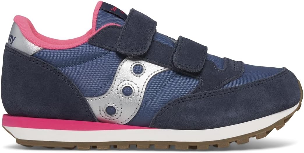 Детские кроссовки Saucony Jazz Double Hook Loop для унисекса, синий/розовый/темно-синий — фото 2