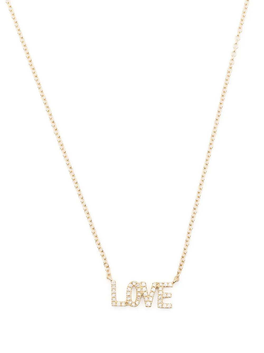 

Колье Mini Love из желтого золота с бриллиантами Ef Collection, золотой
