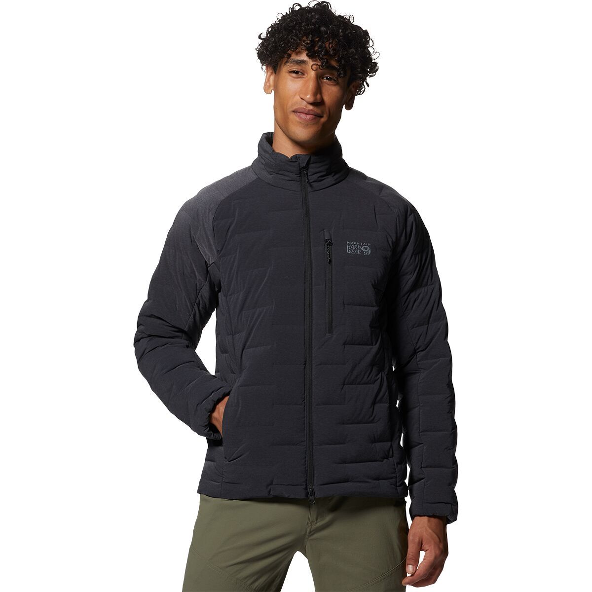 

Стретчдаун куртка Mountain Hardwear, цвет dark storm heather