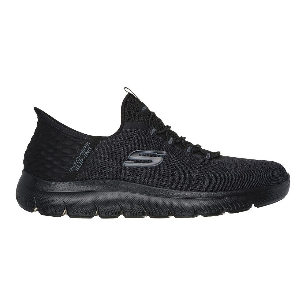 Мужская обувь Skechers Hands Free Slip-ins Summits Key Pace, цвет Charcoal Black — фото 2