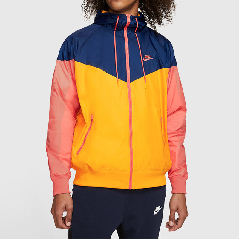 Куртка мужская желто-синяя разноцветная Nike — фото 4