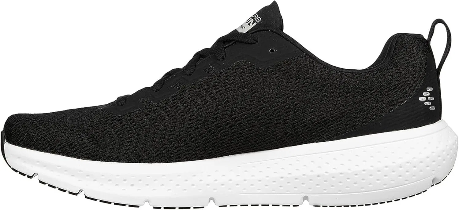 Мужские низкие кроссовки Skechers Performance GO Run Supersonic, Black White — фото 3