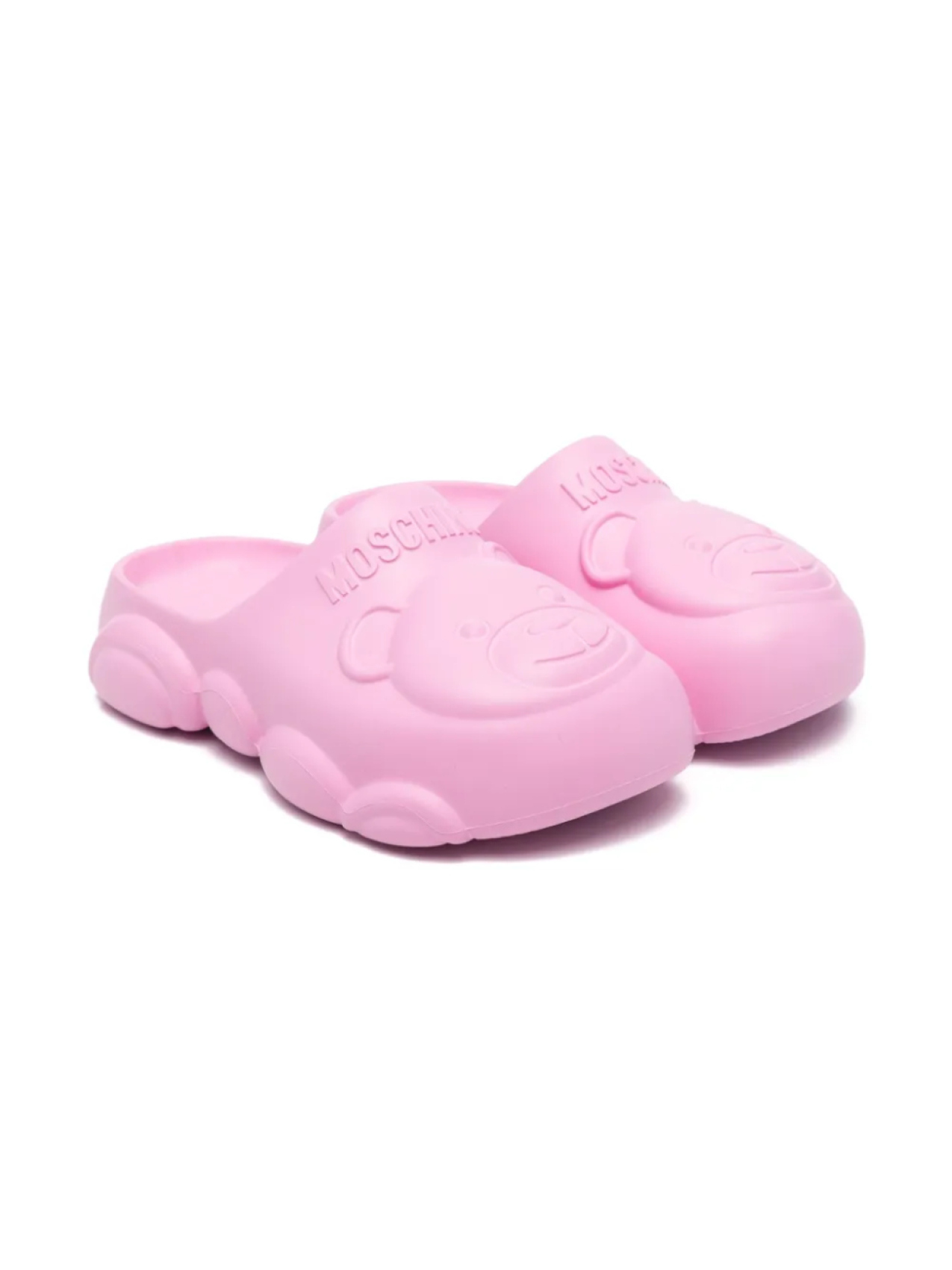 

Тапочки с мотивом «Медвежонок Тедди» Moschino Kids, розовый
