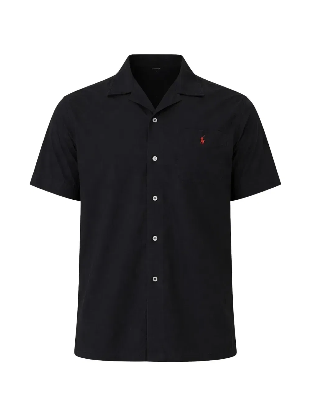 Рубашка с короткими рукавами и карманом POLO RALPH LAUREN, черный