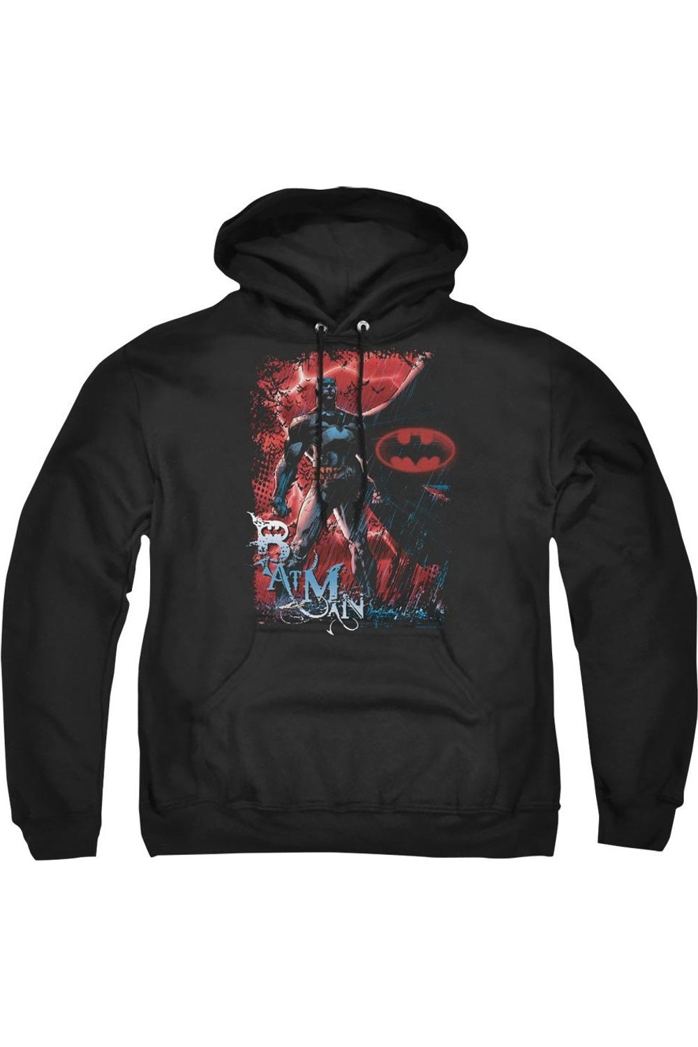 

Толстовка с капюшоном Batman Gotham Reign для взрослых Gildan, черный