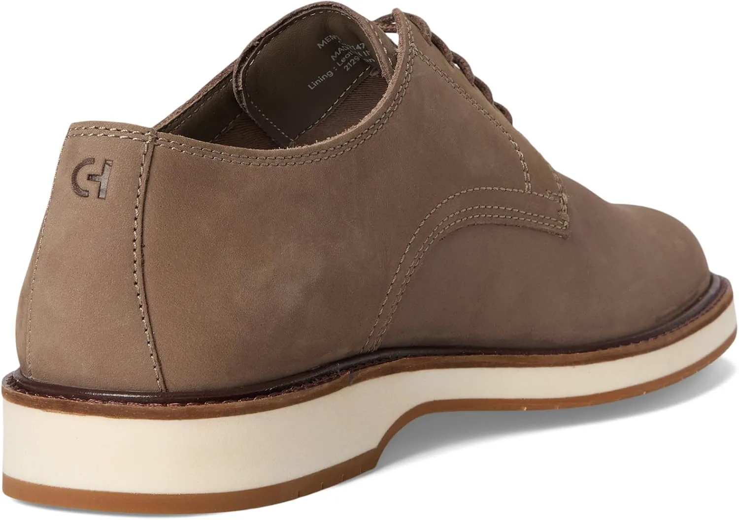 Мужские оксфорды Cole Haan Morse Grand с простым носком, серебряный — фото 3