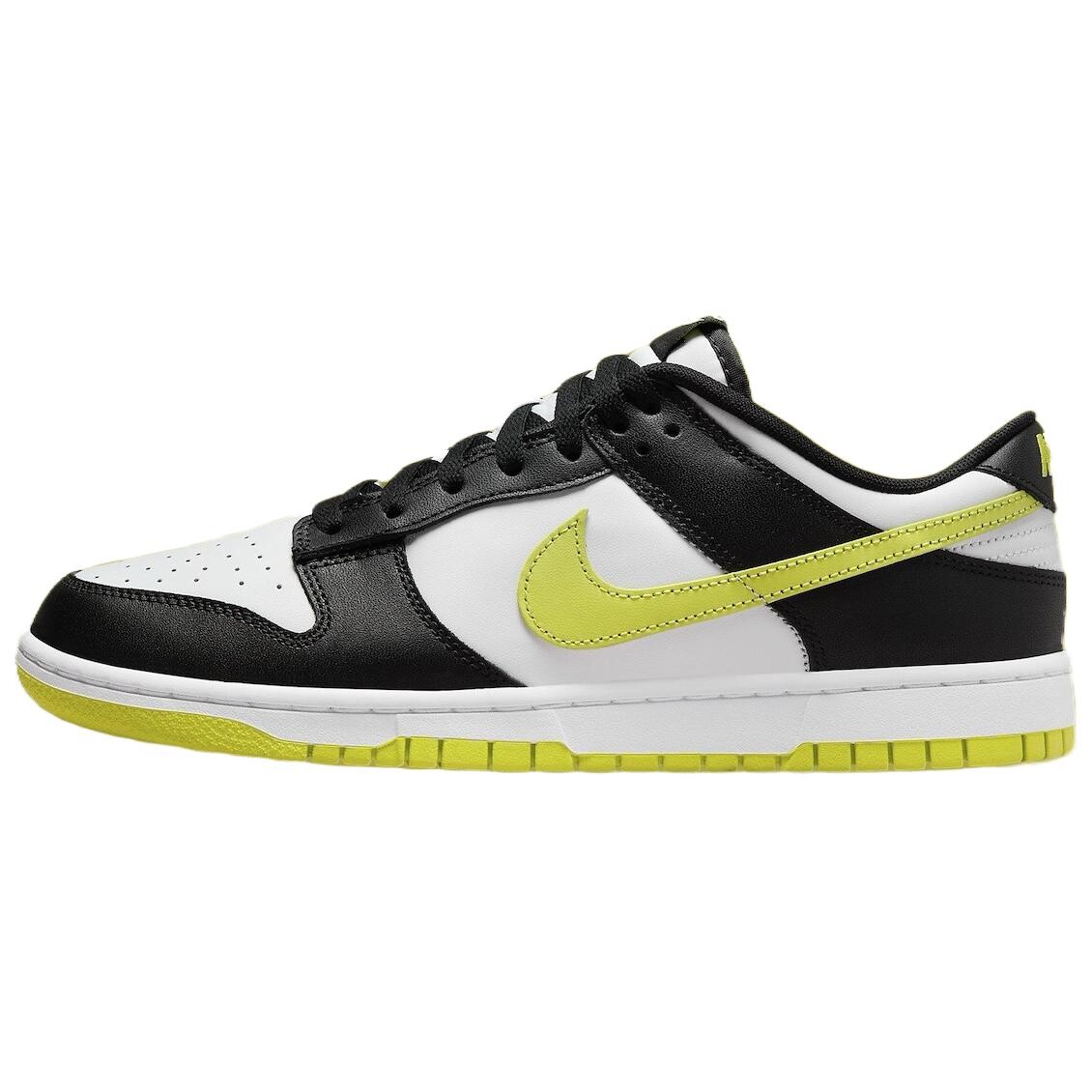 

Кроссовки Nike Dunk Skateboarding Shoes Men Low-top Black/White/Green, белый