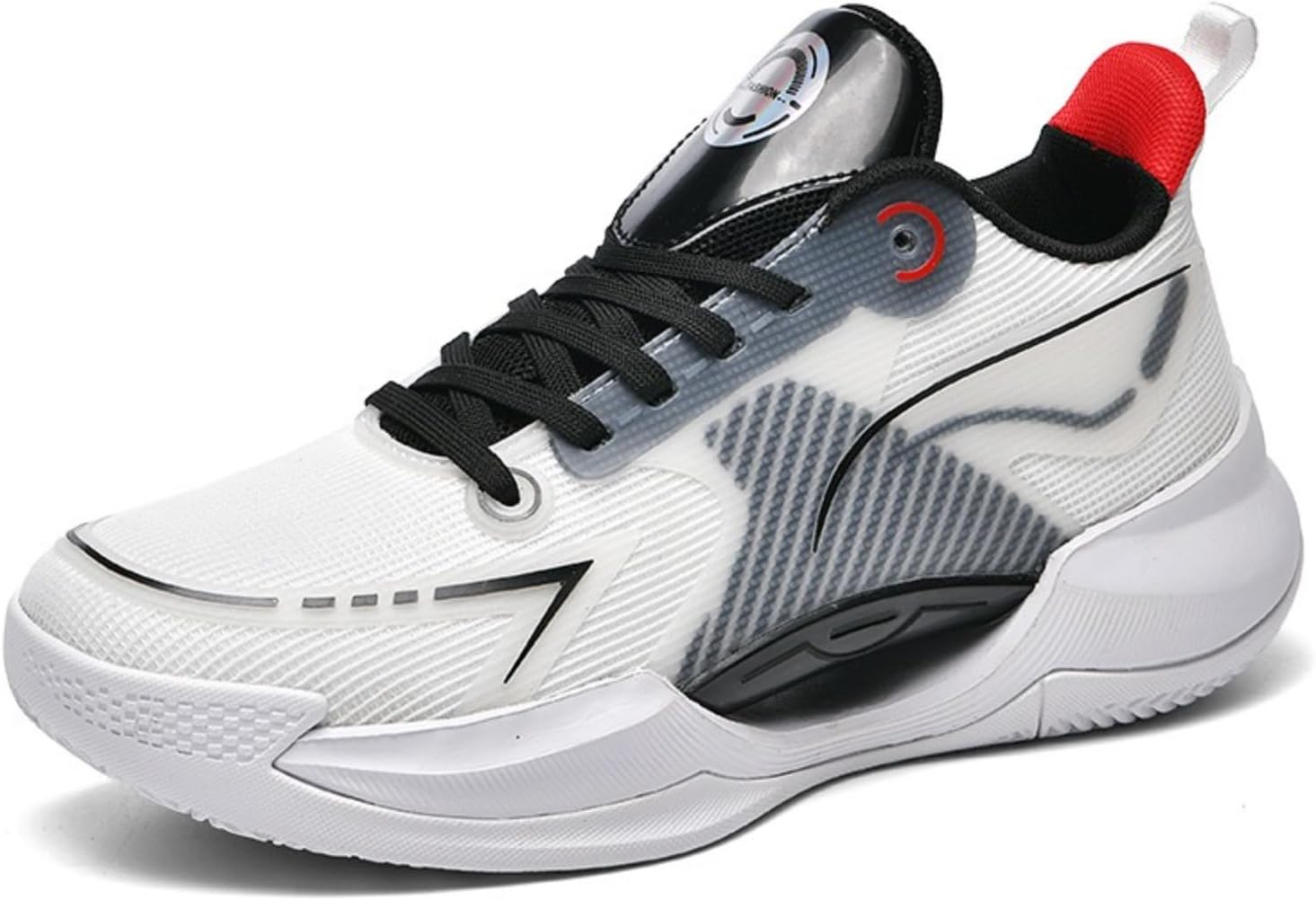 

Мужские модные дышащие сетчатые баскетбольные кроссовки на шнуровке средней высоты, унисекс, легкие нескользящие кроссовки для бега, тенниса и тренировок, классические кроссовки для ходьбы, спорта, волейбола и бейсбола Qklmwes, черный