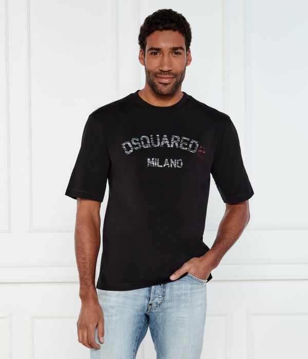 

Футболки Loose fit Dsquared2, черный