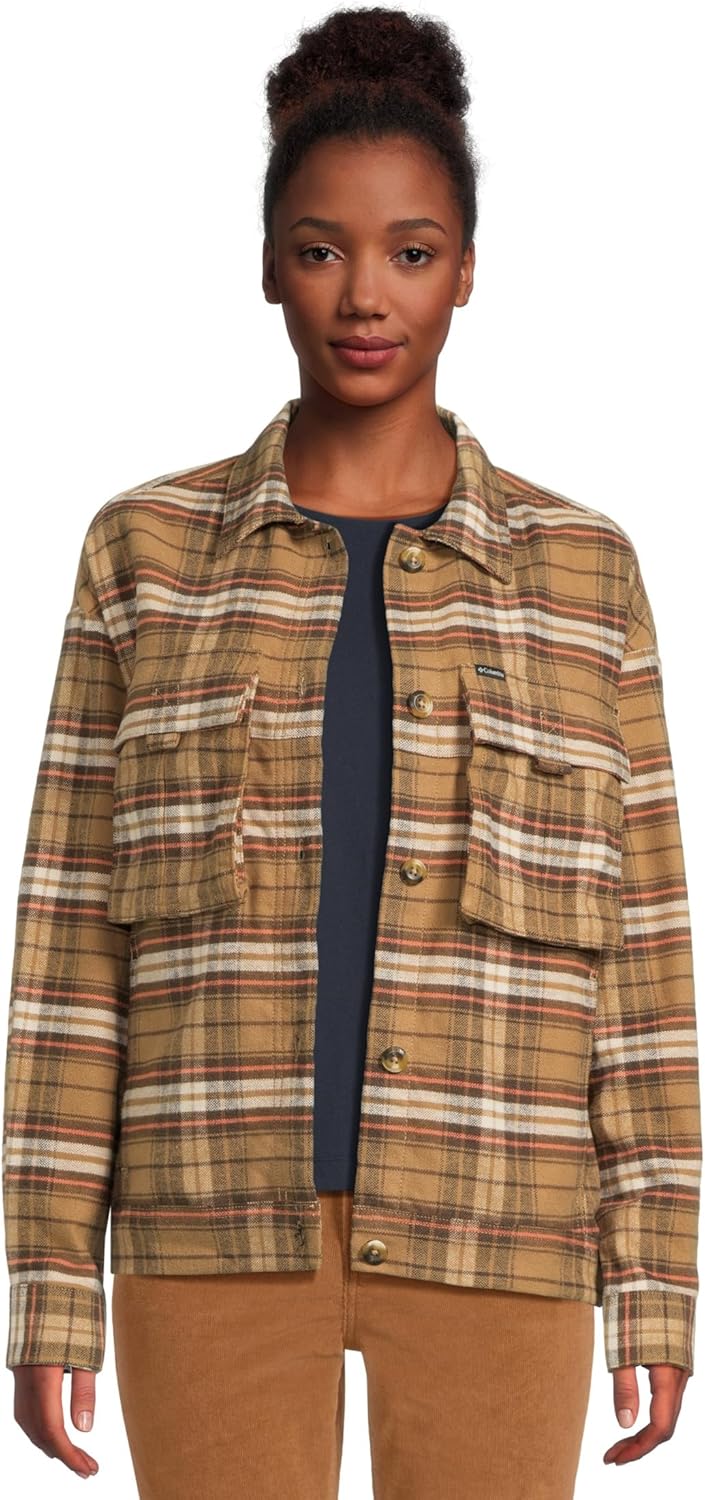 

Columbia Women's Wildest Venture рубашка-куртка, Delta Block Tartan