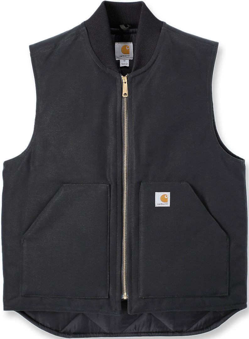 

Жилет Carhartt Relaxed Fit Firm Duck Insulated Rib Collar Vest, черный