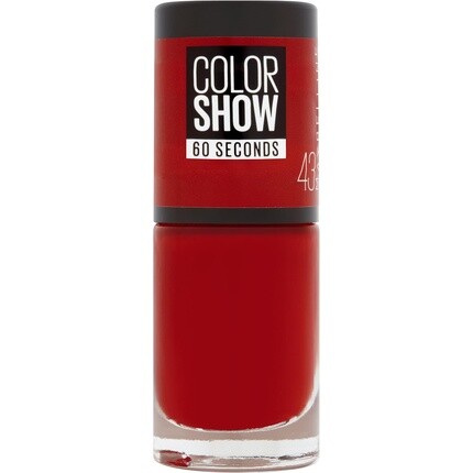 

Лак для ногтей Gemey Maybelline Colorshow 43 Red Apple, 7 мл, Maybelline New York