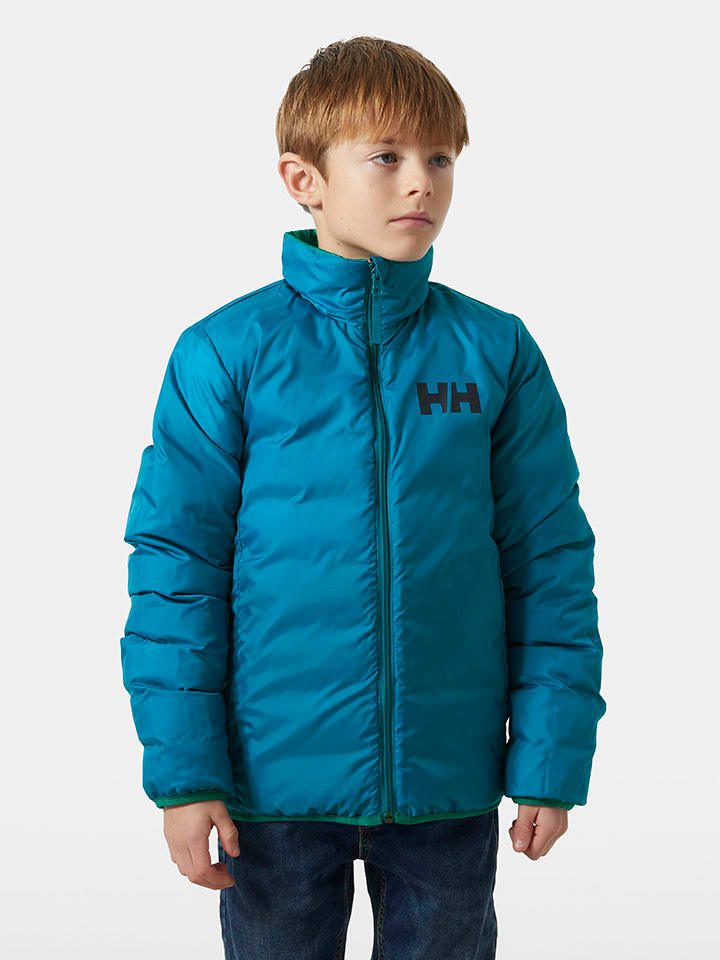 Helly Hansen Двусторонняя стеганая куртка "Марка" в зелено-синем цвете — фото 2
