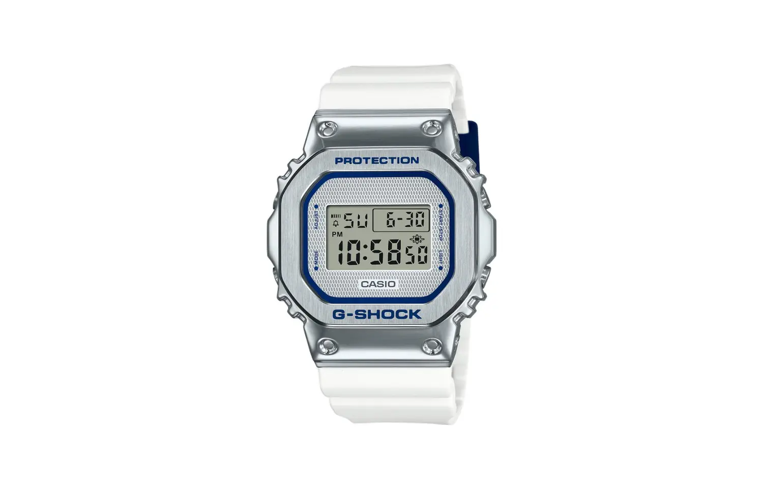 

Мужские часы Casio GM-5600LC-7PRH Full Metal Series серебристые
