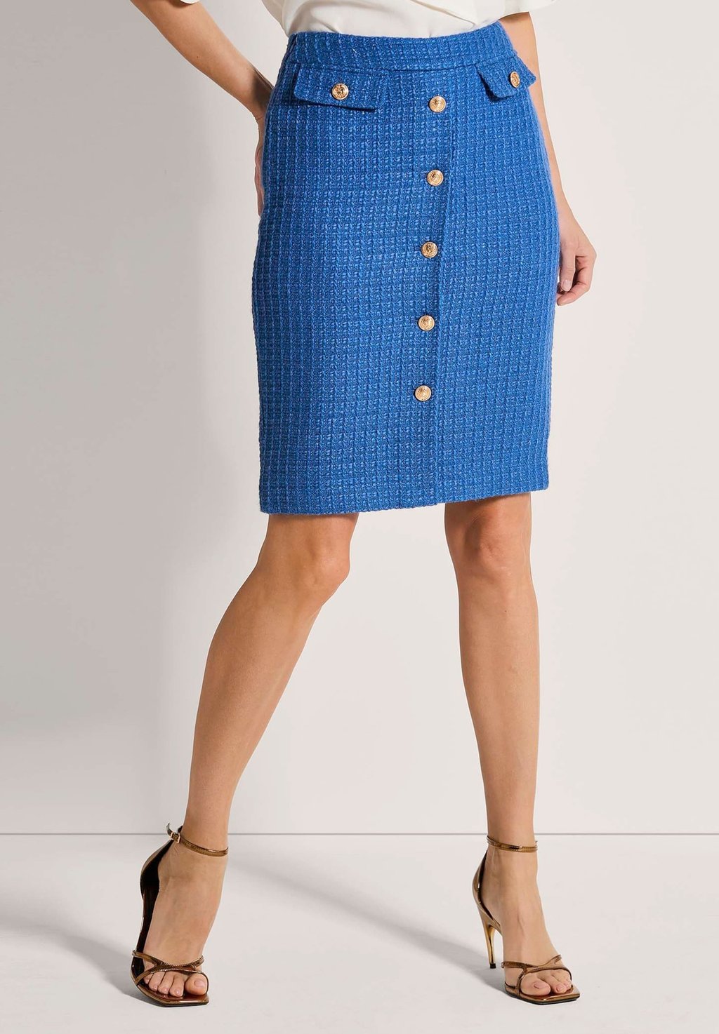 

Юбка-карандаш GLANZ-AKZENTEN MADELEINE, цвет Royal Blue