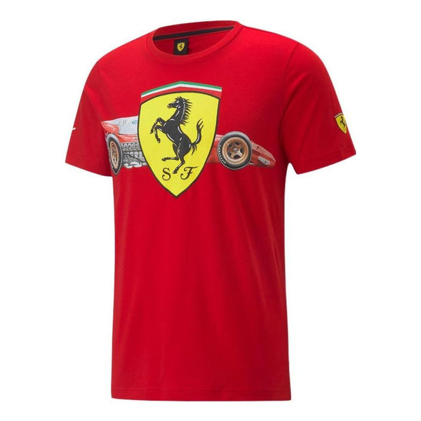 

Футболка scuderia ferrari shield tee 'red' Puma, красный