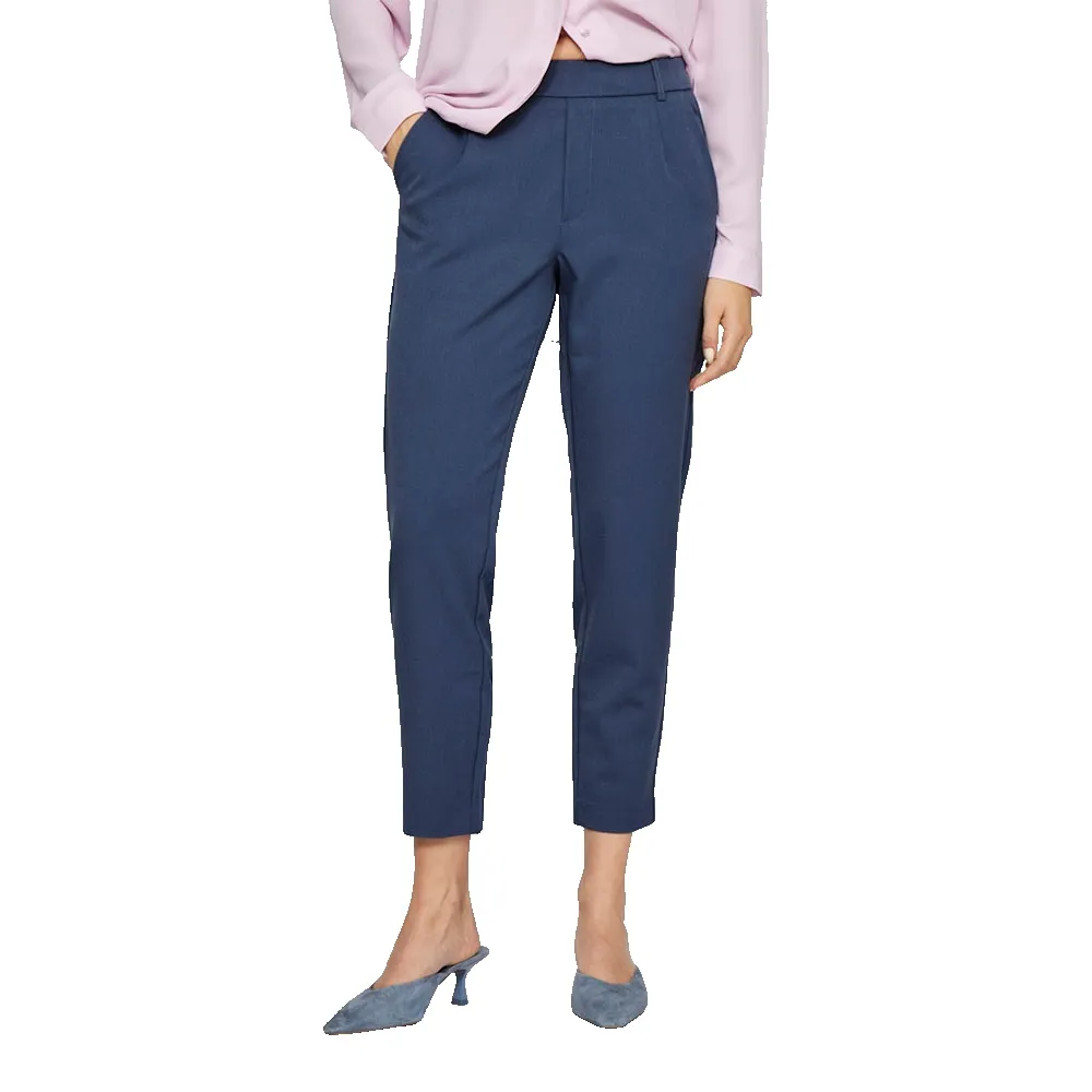 

Брюки с высокой талией Vila Varone Slim Fit, синий