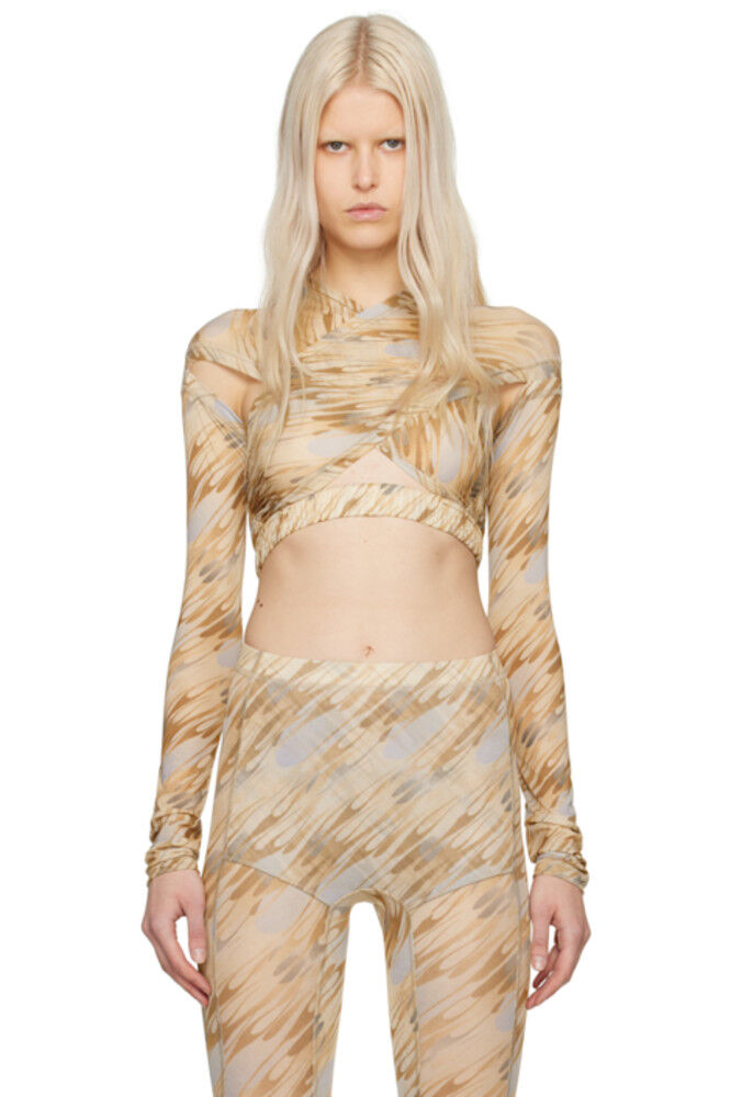 

SSENSE Эксклюзивная желтая блузка Anti Cross Over KNWLS