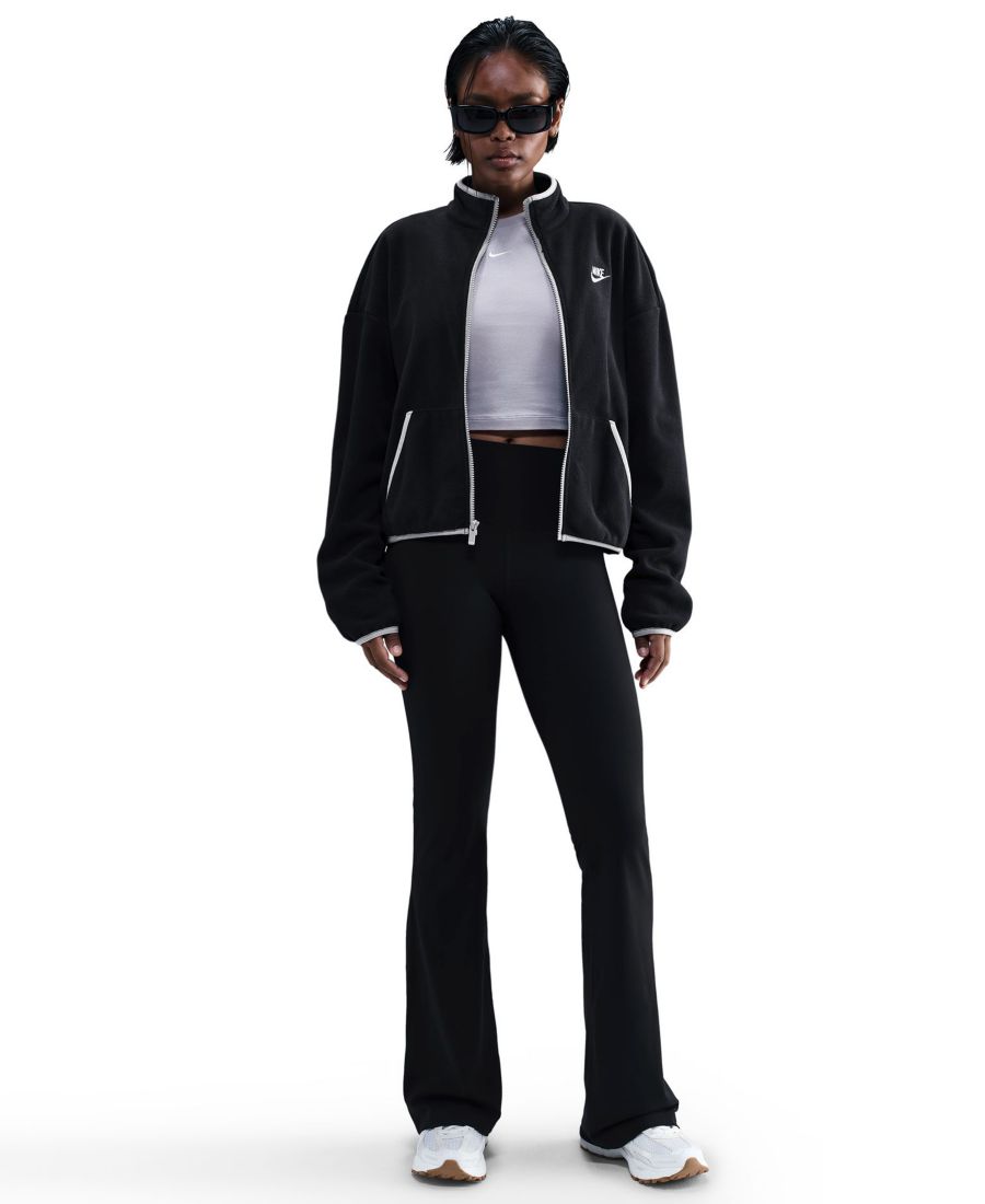 

Женская флисовая спортивная куртка Polar Club свободного кроя Nike, Black/College Gray