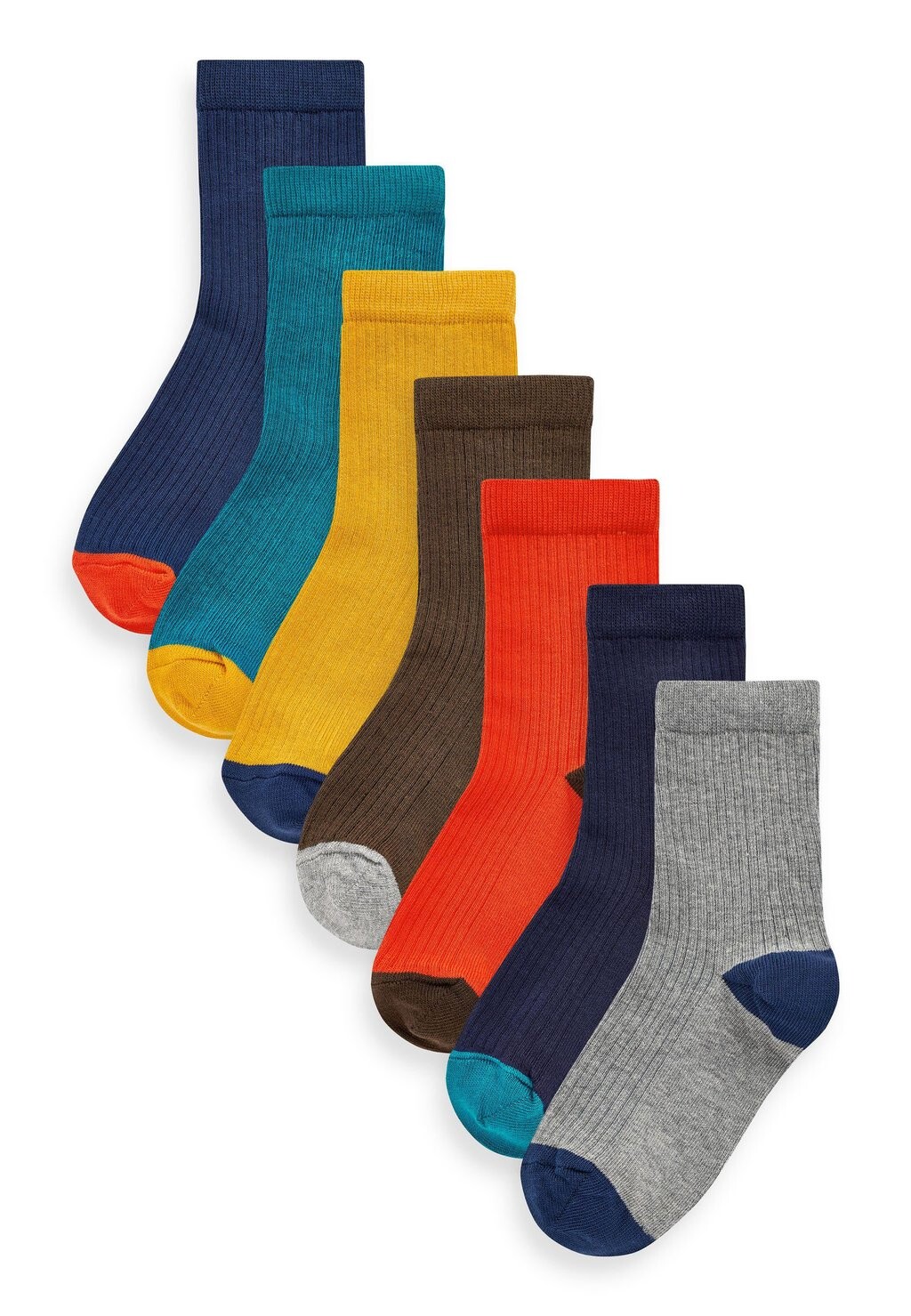 

Носки 7 PACK Next, цвет multicolour block