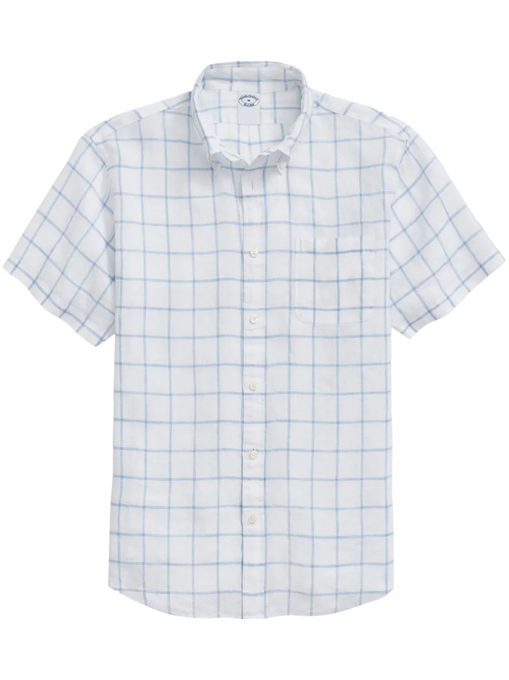 

Рубашка в клетку Brooks Brothers, белый