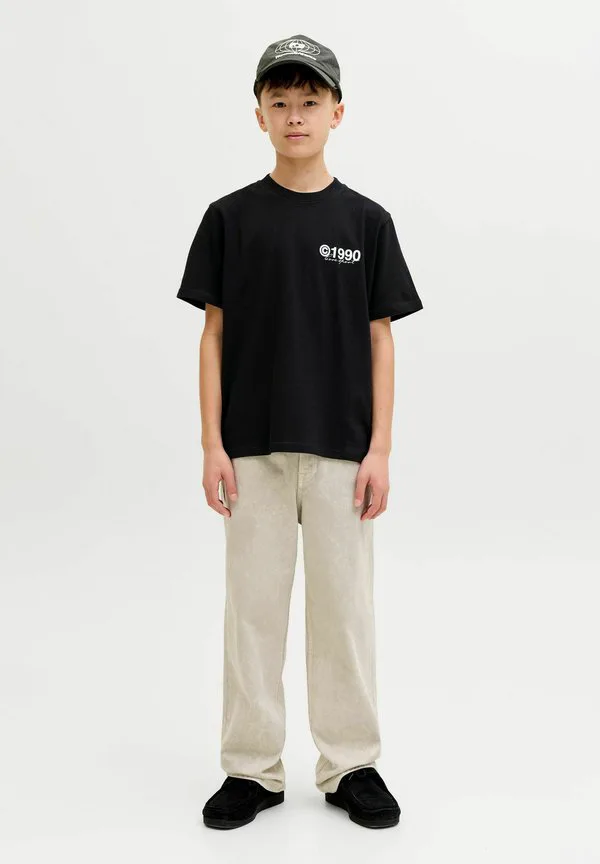 Футболка с принтом Jack & Jones Junior, Black