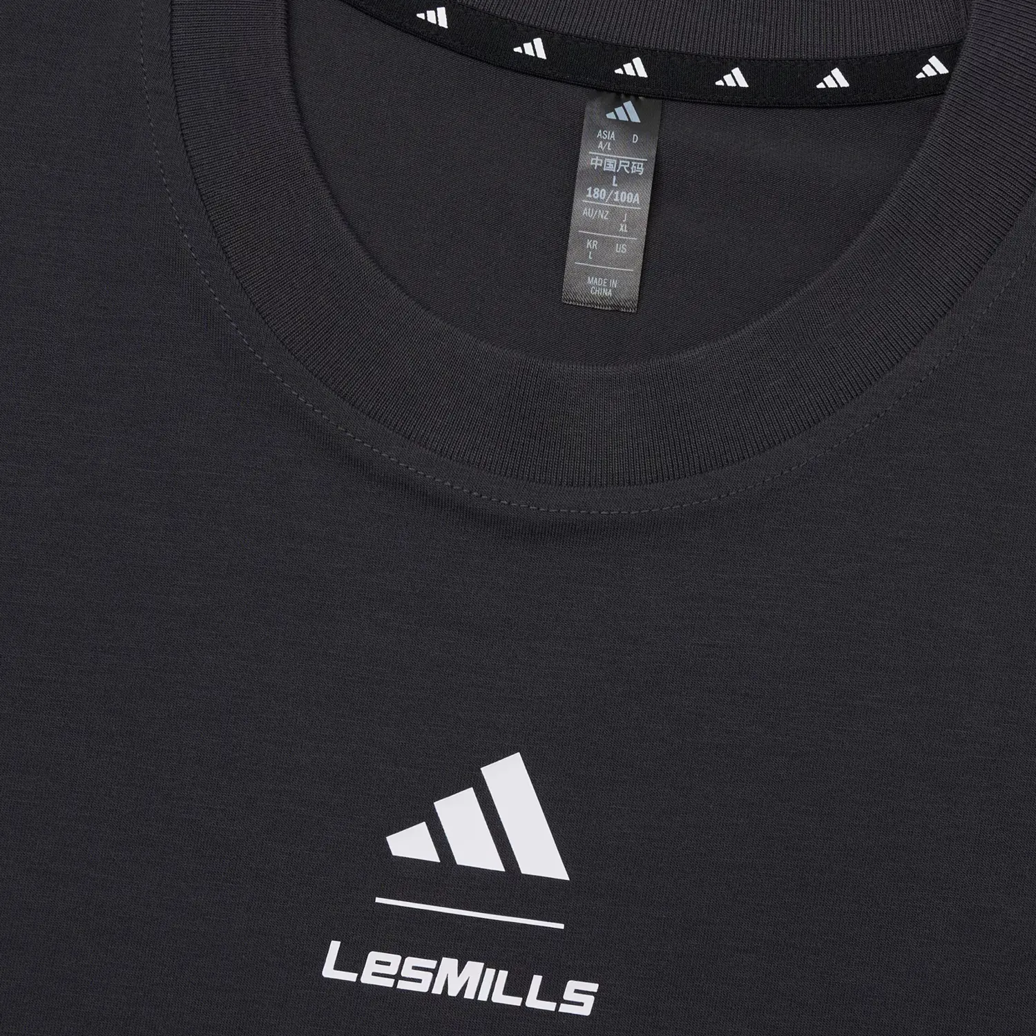 Adidas Футболка LAIMEI,LIANMINGKUAN SS25 TOUR T Shirt Unisex Carbon Black — фото 4