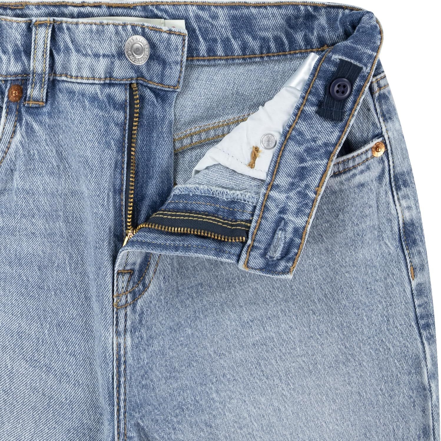 Джинсы Levi's для девочек с высокой талией и свободным кроем, Happy Camper — фото 4