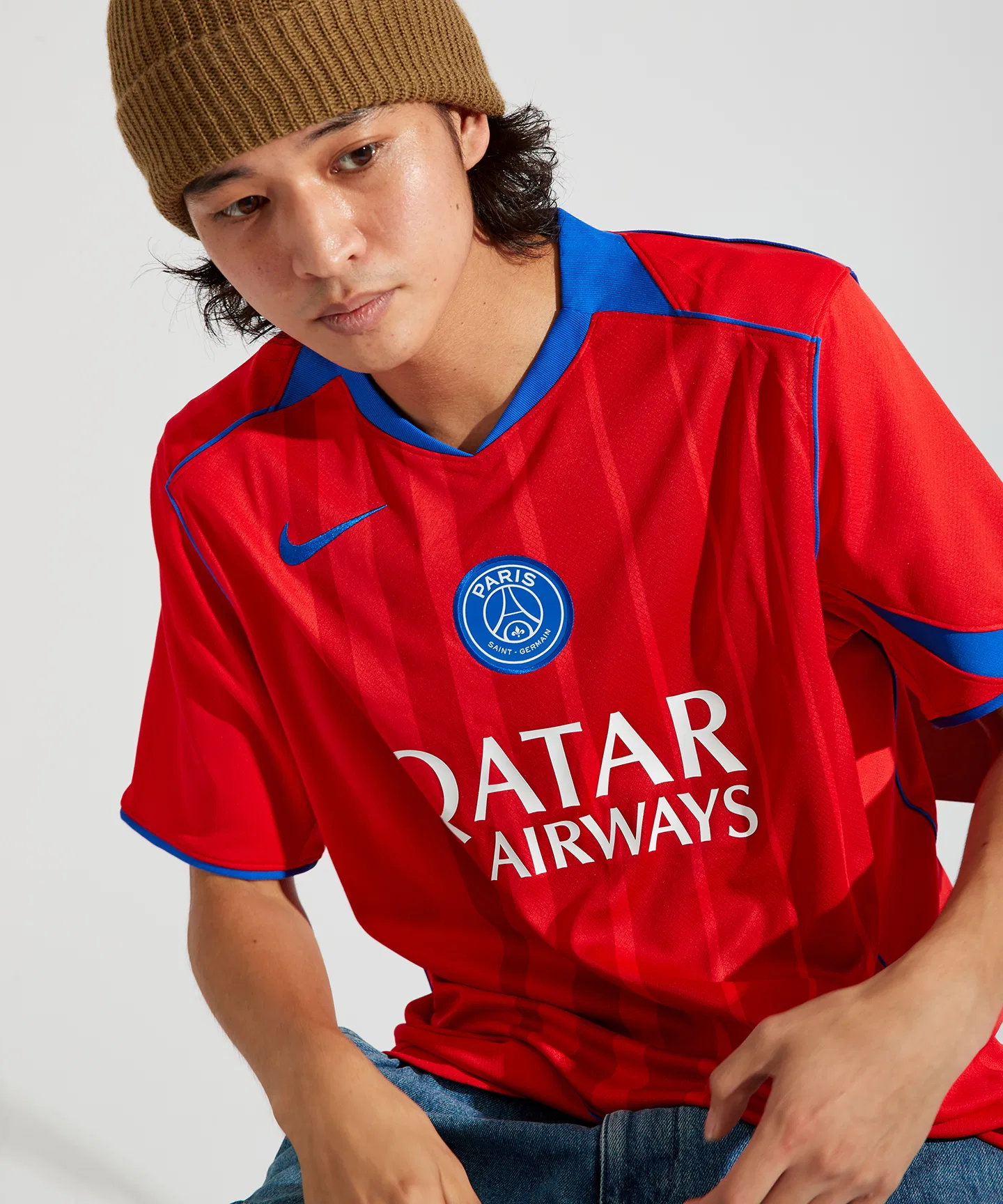 Мужская футболка Nike PSG STAD 3R HJ4606-680