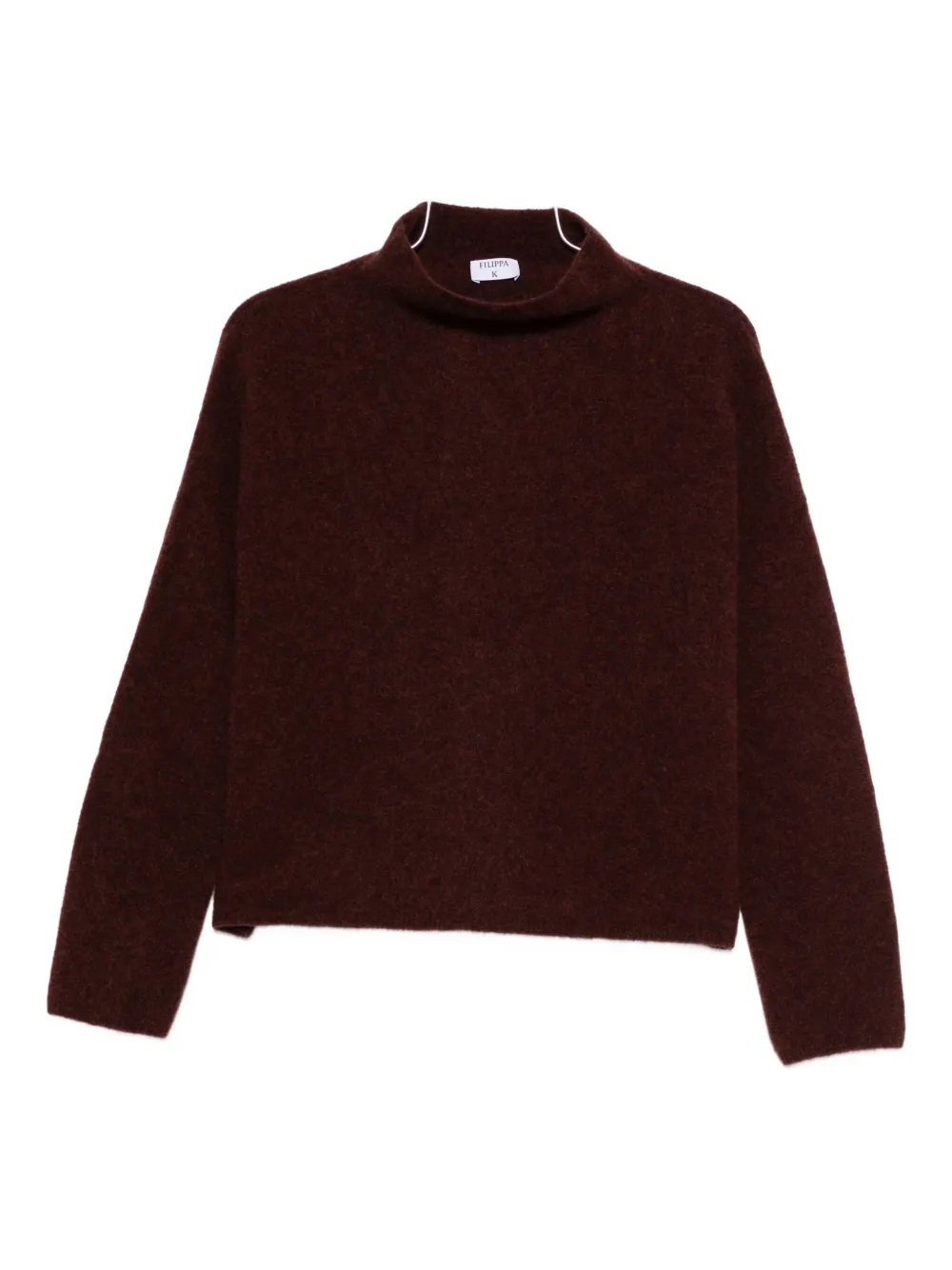 

Свитер свободного кроя с высоким воротом Filippa K, фиолетовый