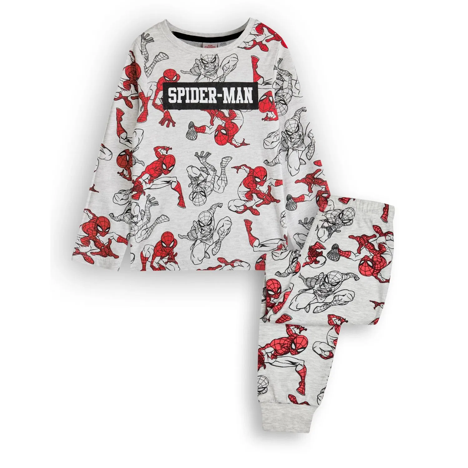 Пижама Marvel Spiderman для мальчиков, серый