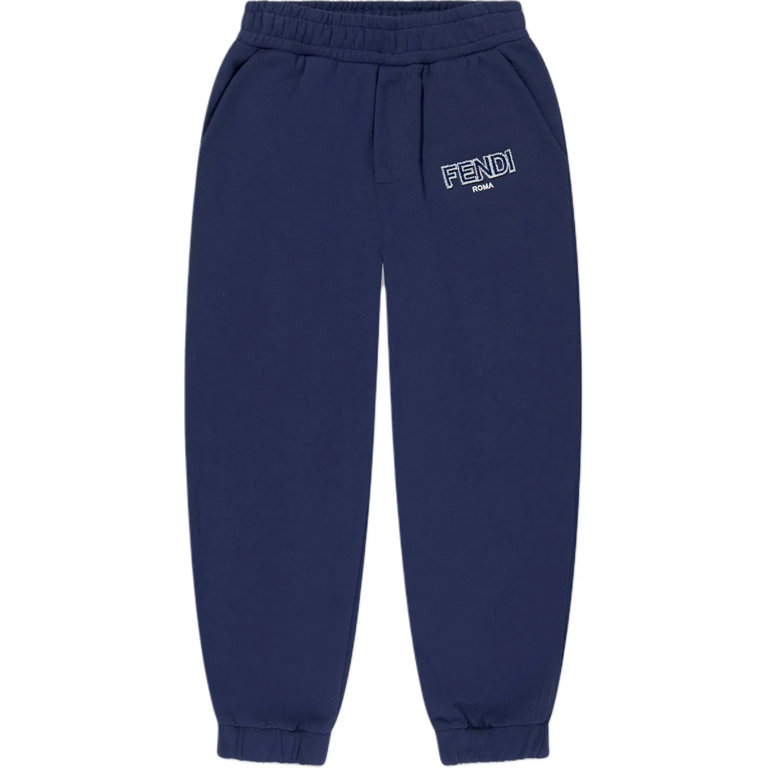Детские трикотажные спортивные штаны FENDI Marine Blue