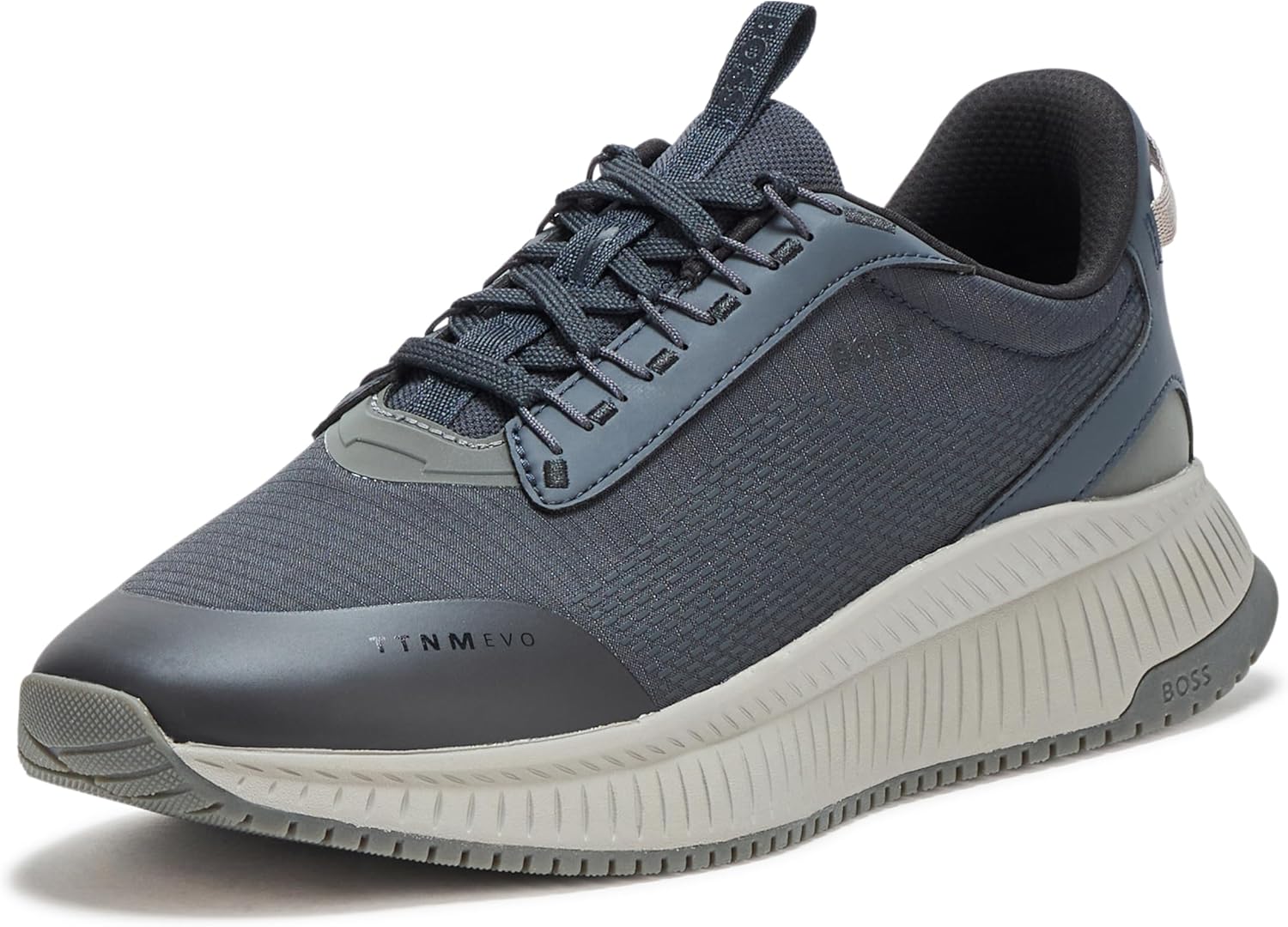 

BOSS мужские современные кроссовки для бега с вязаной структурой, Medium Slate Blue