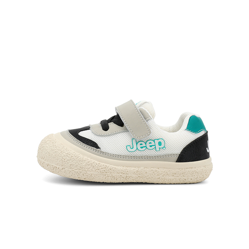 

Низкие детские кроссовки для повседневной носки. Дети 3–7 лет. Jeep, слоновая кость/белый/черный