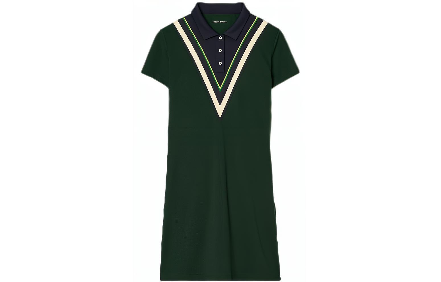 

TORY BURCH Женские платья с коротким рукавом Pine Green