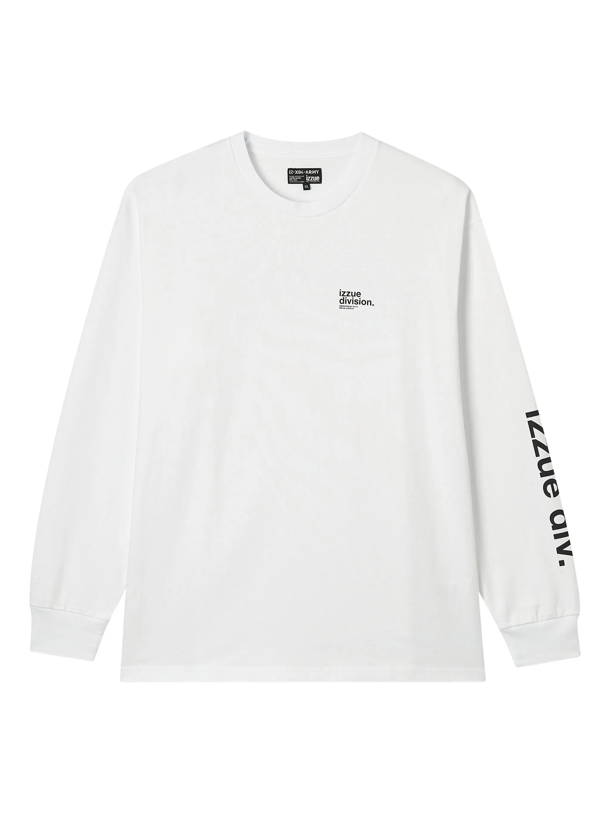 

Футболка с длинными рукавами и логотипом Izzue, белый