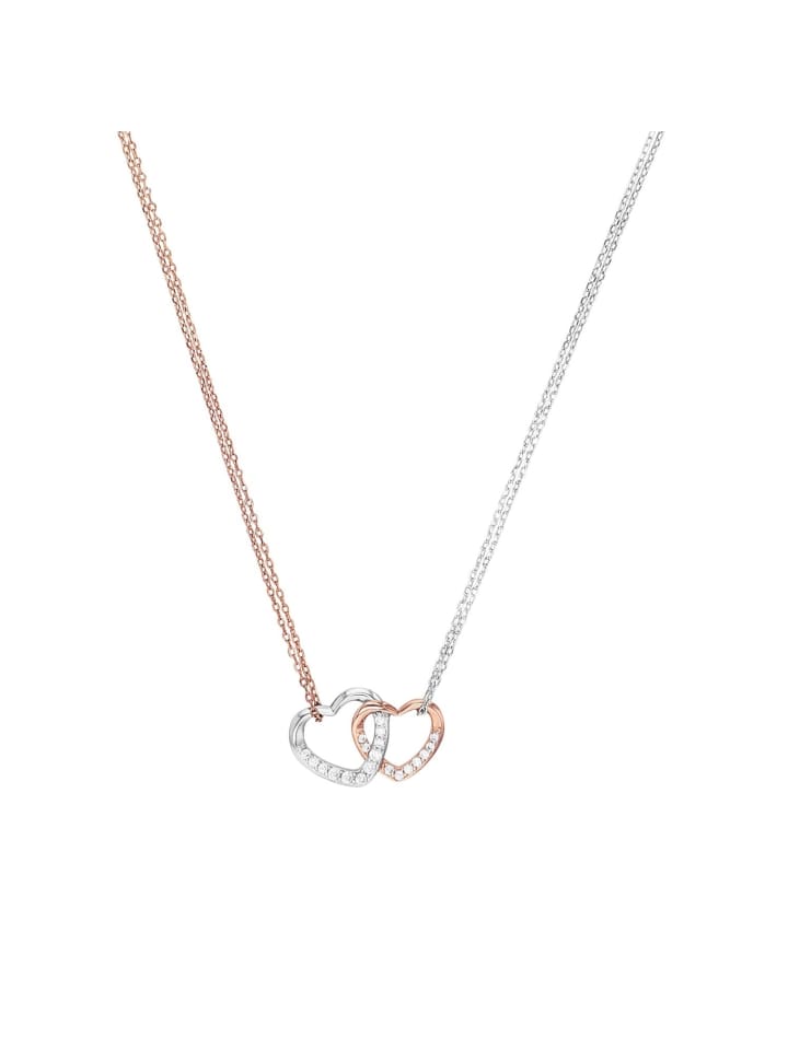 

Amor Колье с подвеской, серебро 925 пробы, родированное и покрытое розовым золотом в двухцветном исполнении