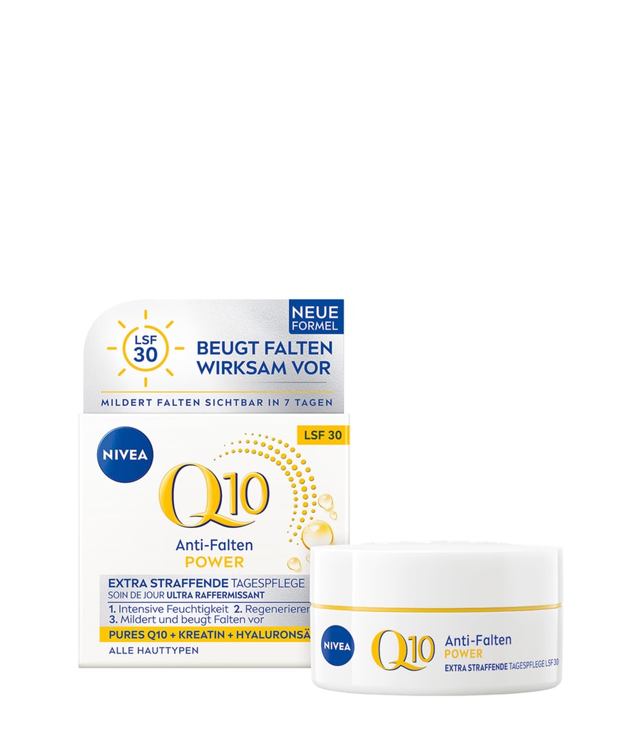 

Дневной крем NIVEA Q10 Anti-Falten Power Schützende Tagespflege LSF 30, 50 ml