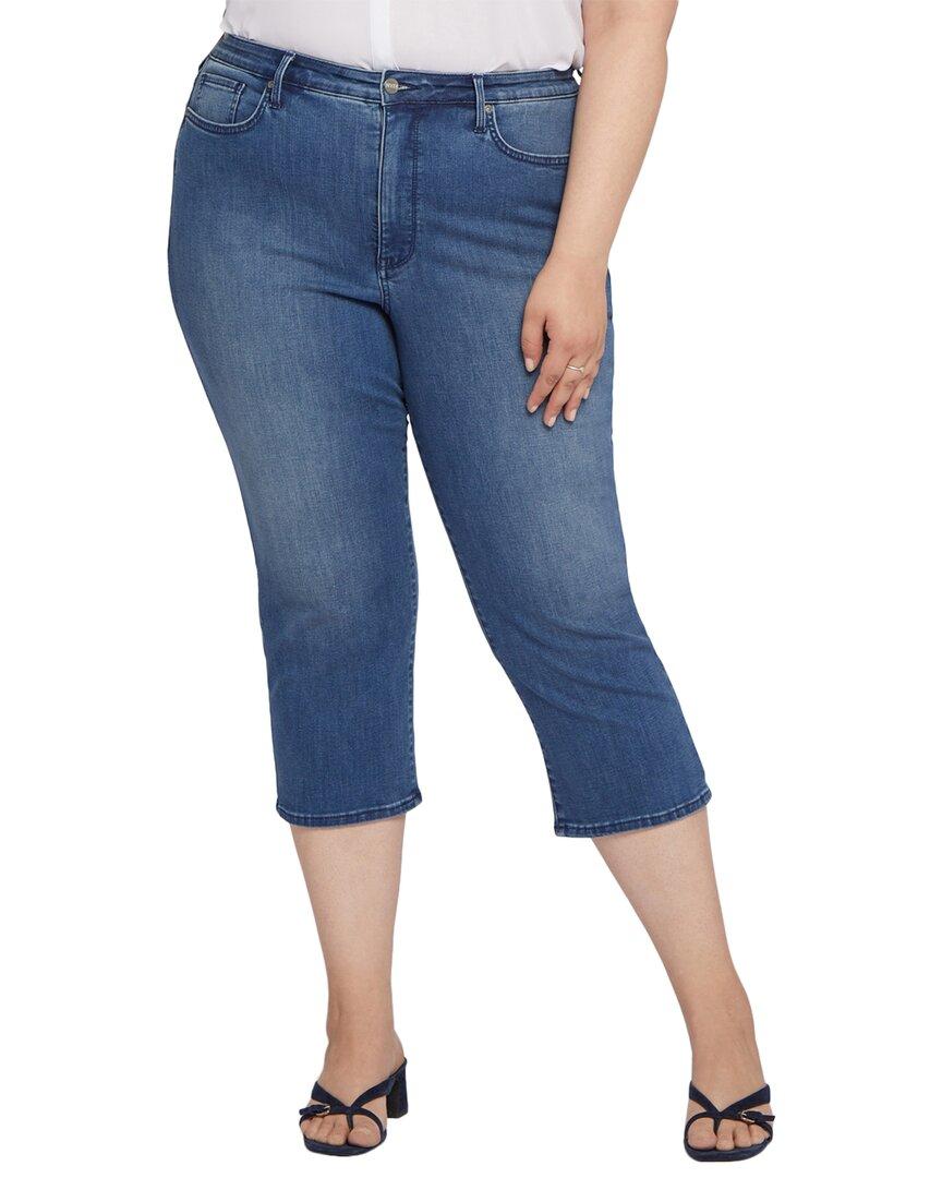 

Джинсы NYDJ Plus Joni Splendid High-Rise Relaxed Capri Jean, мультиколор