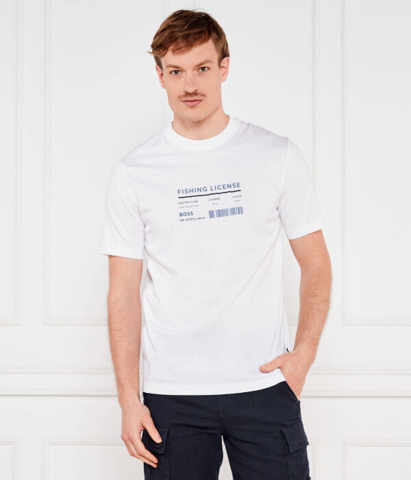 

Футболка te_atacama Regular fit Boss Orange, белый