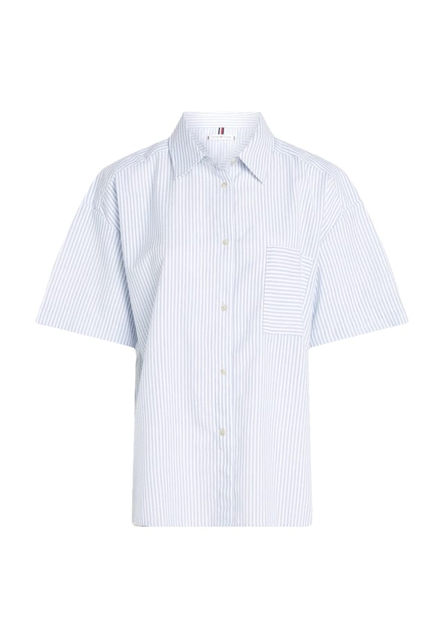 

Нагрудный карман блузки рубашки Tommy Hilfiger, белый
