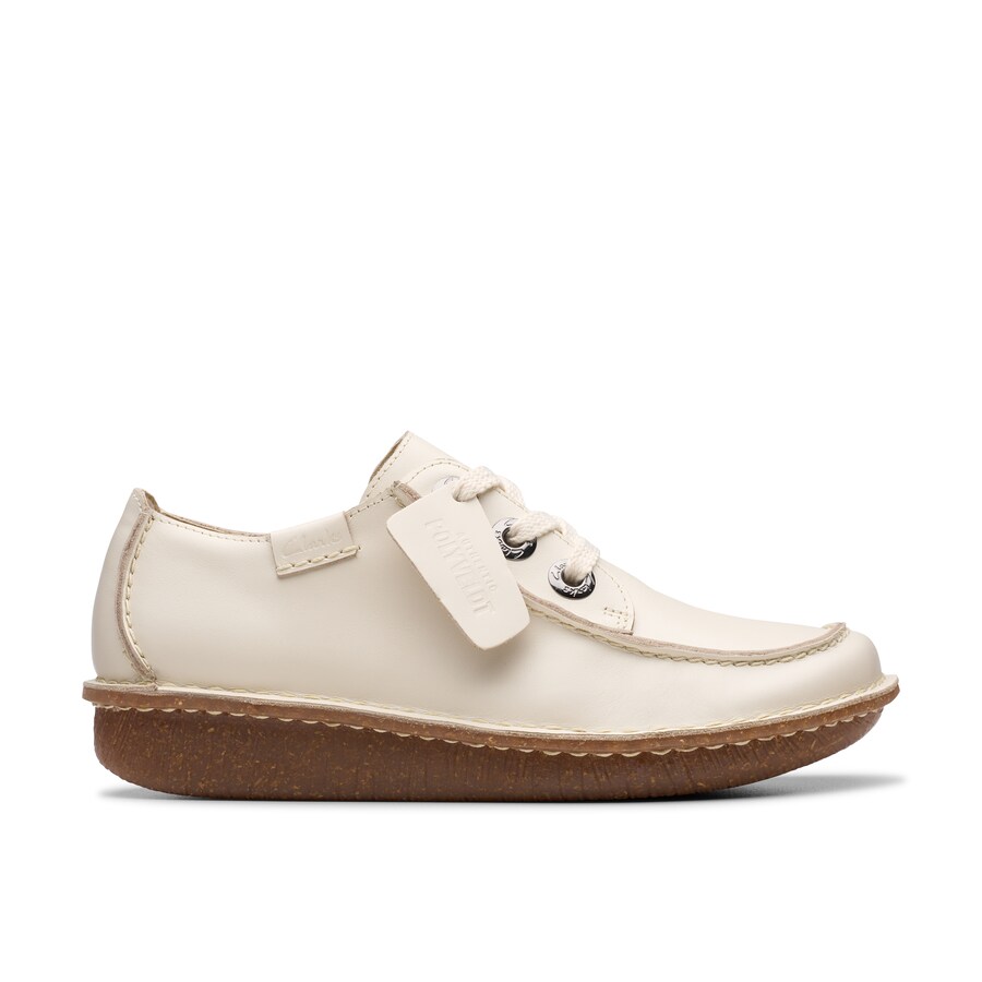 Спортивные кроссовки на шнуровке CLARKS Funny Dream, White — фото 2