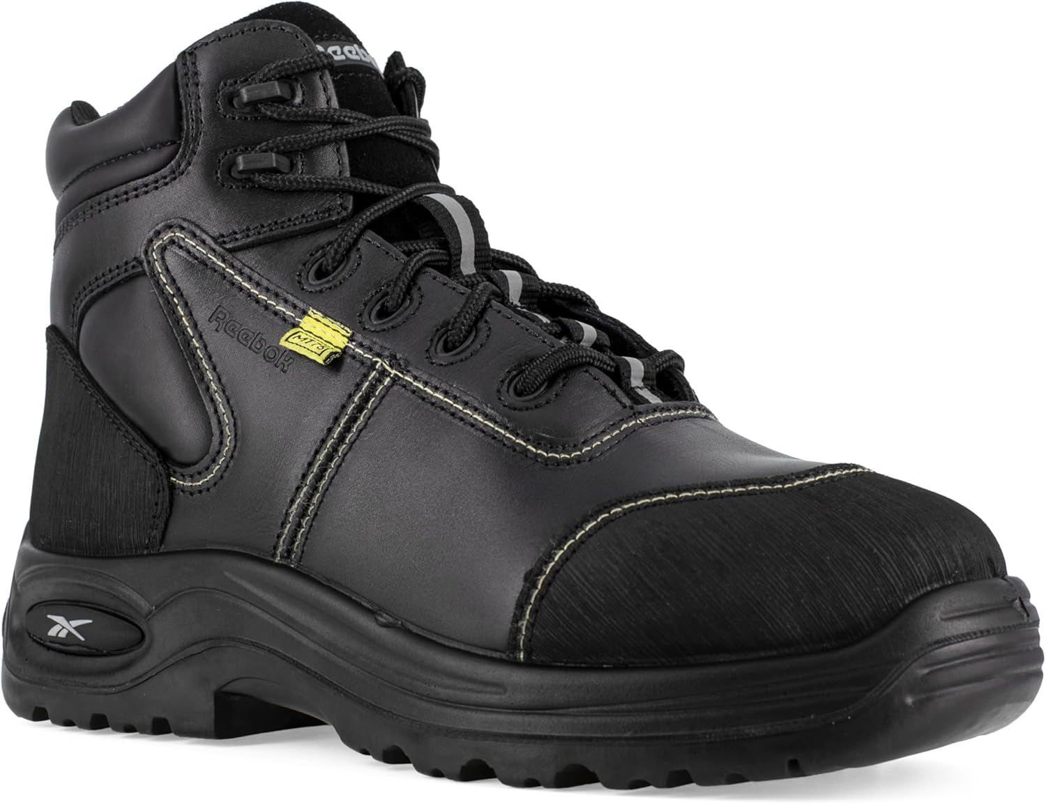 

Мужские ботинки Reebok Rb6755 Trainex с композитным носком и 15 см спортивной посадкой, черные, с внутренней защитой стопы Flex-met