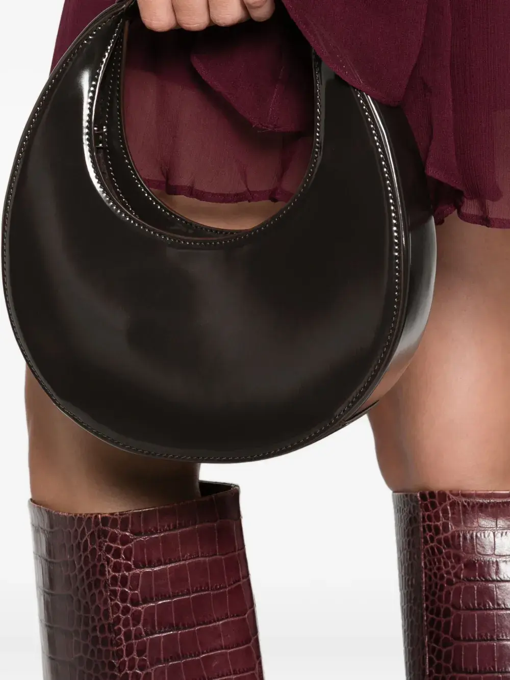 

Сумка-тоут с верхней ручкой Staud, коричневый