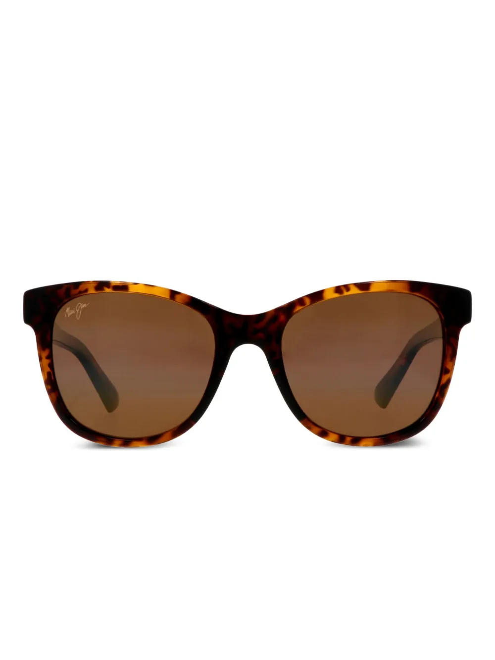 

Солнцезащитные очки Kiopaa в оправе черепаховой расцветки Maui Jim, коричневый