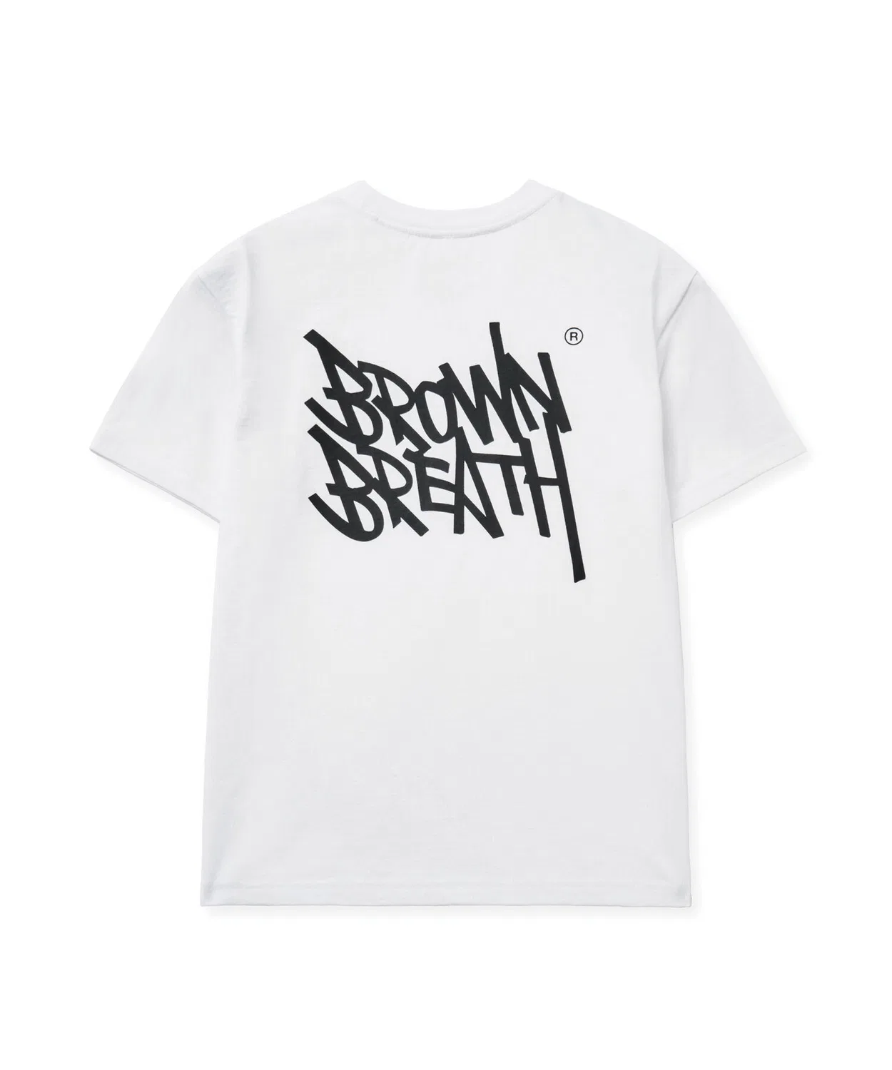 Детская футболка с нашивкой Tag, белая, от Brownbreath Kids — фото 2