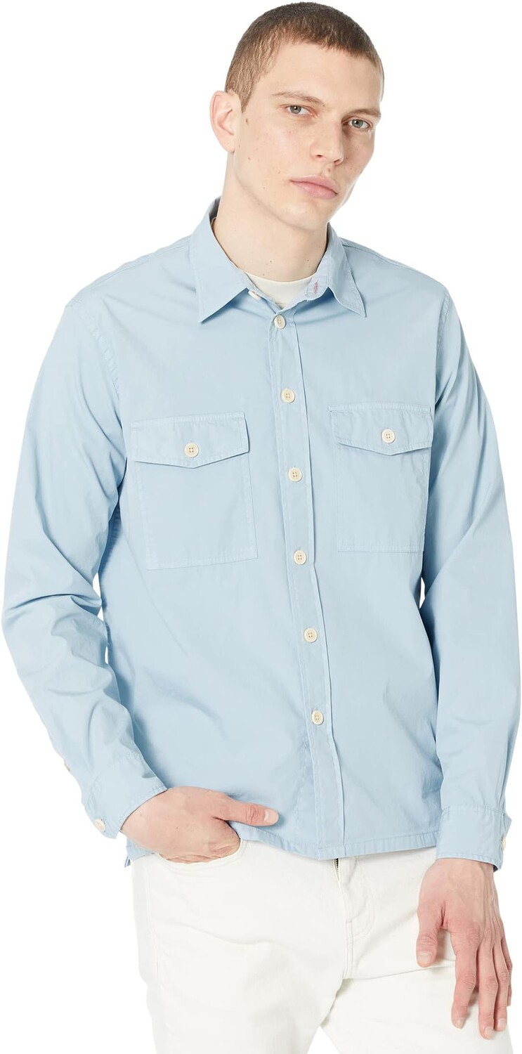 

Рубашка Paul Smith Long Sleeve Casual Fit Shirt Chest Pockets, цвет Light Blue
