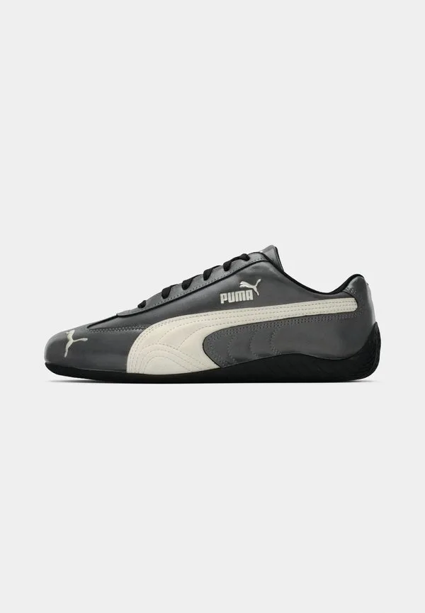 Металлические низкие кроссовки speedcat унисекс Puma, Black/Warm White — фото 2