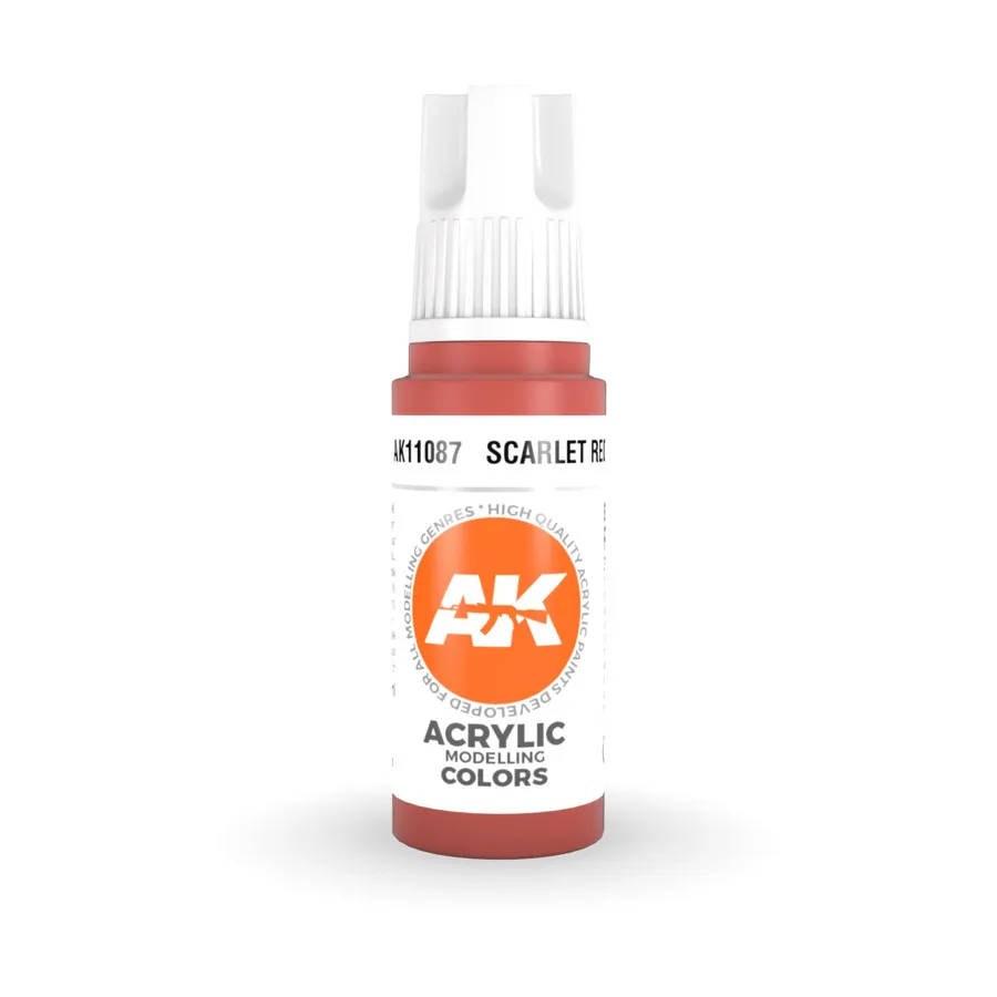 

Скарлет-красный (17 мл), 3rd Gen Acrylic - Reds & Oranges