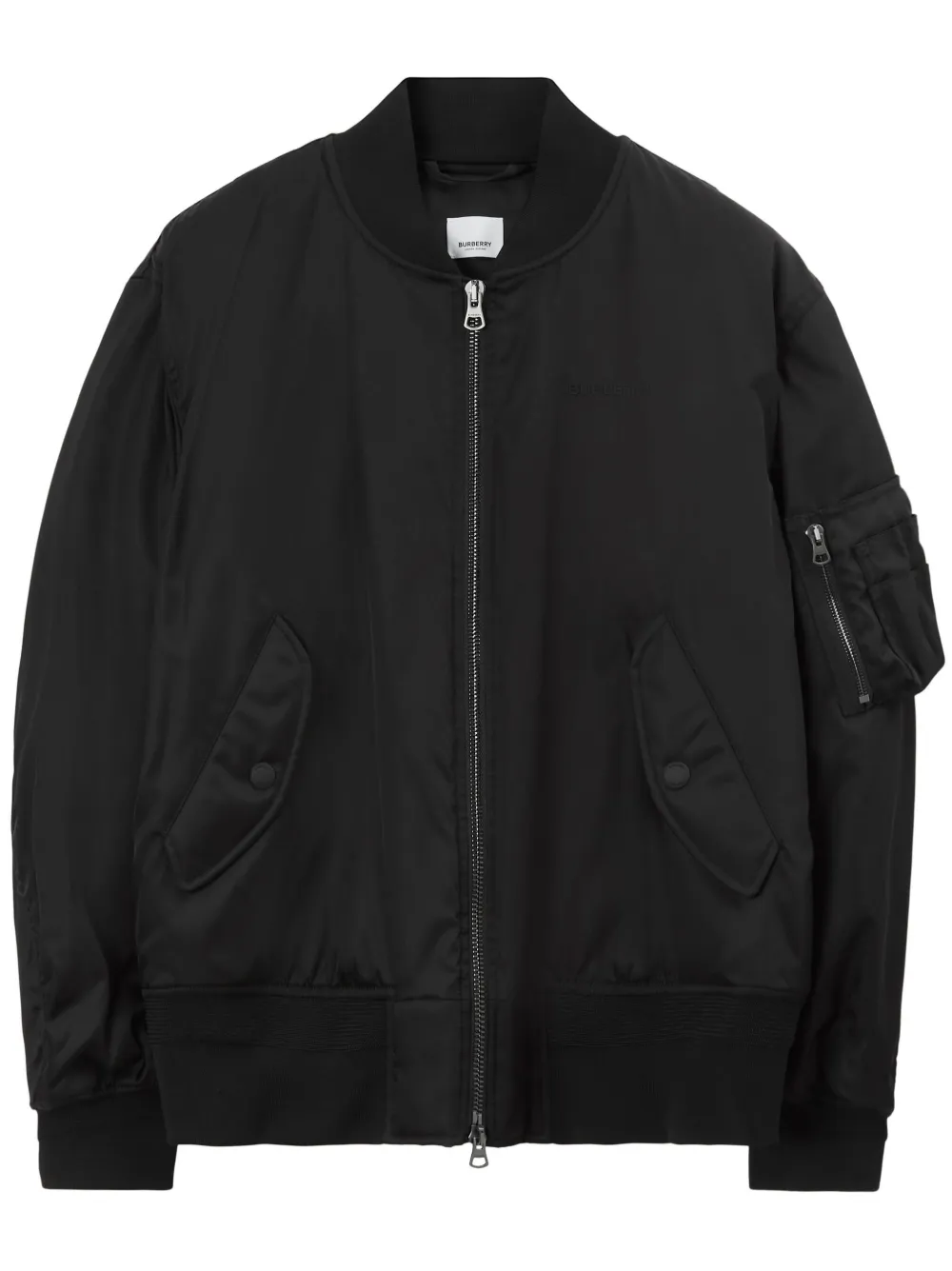 

Бомбер Chequered Crest BURBERRY, черный